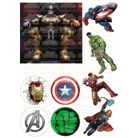 Edible wafers images "Super Heroes" -24