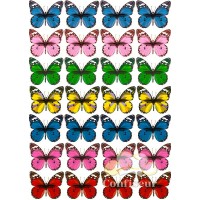 Вафельна картинка "Метелики"-1