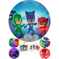 Waffle picture "Heroes in disguise"-1