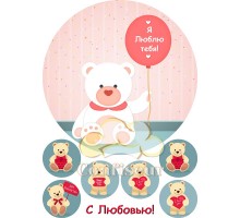 Вафельная картинка 