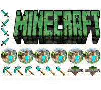 Вафельна картинка "Minecraft"-6