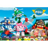 Waffle picture "Robocar Poli"-4