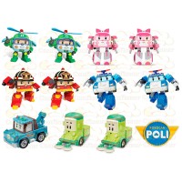 Waffle picture "Robocar Poli"-6