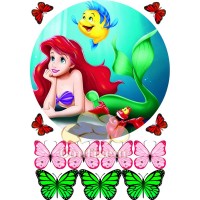 Waffle picture "Mermaid"-3