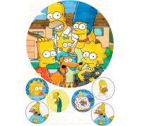 Вафельна картинка "Сімпсони" - 2