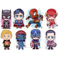 Edible wafers images "Super Heroes" -10