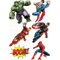 Edible wafers images "Super Heroes" -13