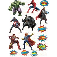 Edible wafers images "Super Heroes" -15