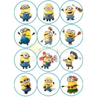 Waffle picture "Minions" -4