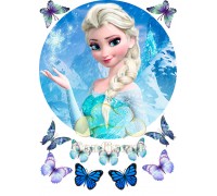 Waffle picture frozen-Elsa 3