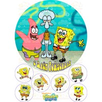 Вафельна картинка "Sponge bob"-4