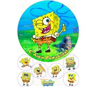 Вафельна картинка "Sponge bob"-5