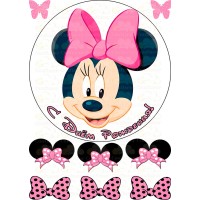 Waffle picture "Minnie mouse"-3