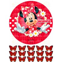 Waffle picture "Minnie mouse"-7