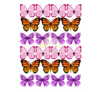 Вафельна картинка "Метелики"-2
