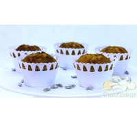 Wrappers for cupcakes carved Emeralds (12 pieces)