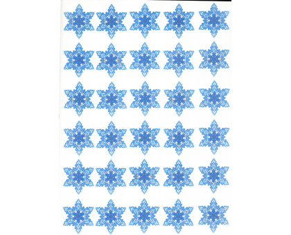 Плівка перекладна А-4 Сніжинки 1шт