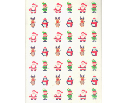 Плівка перекладна А-4 Новорічна 1шт